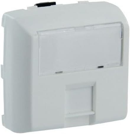 Multimedia Socket - RJ45 Plug - Netwerk Aansluiten - Inbouw Ontwerp - 18.6 x 10.4 cm - Wit