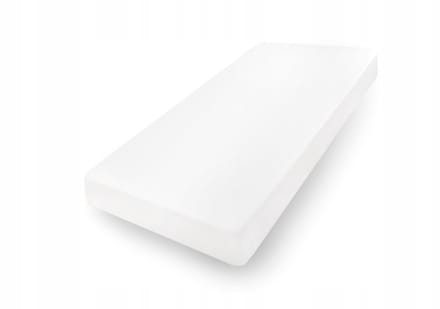 Jersey hoeslaken CLASSIC met elastiek 190x210/200x220cm wit