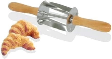 Mini Deegroller voor Croissants en Klein Gebak Stainless Steel