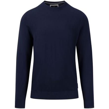 Fynch-Hatton Trui O-Neck Cotton Navy / male