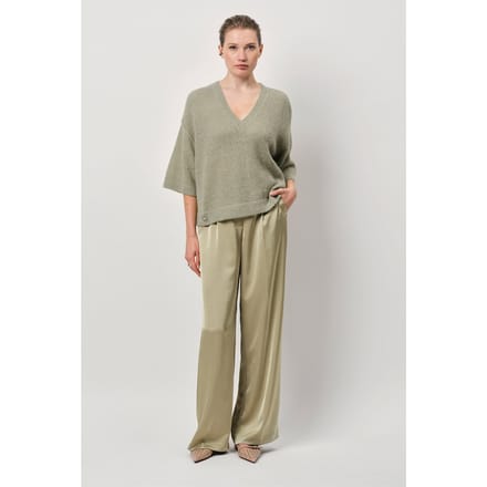 Dante6 Talya V-neck Sweater Sunlit Grass Größe: XL | Pullover Outlet | Damen