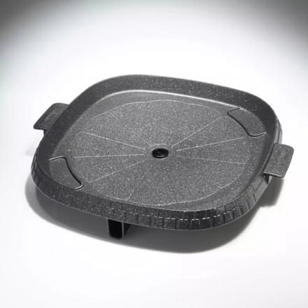 Tiross Grillpan 32cm Rookvrij - Aluminiun - Quadruple Marmor Coating