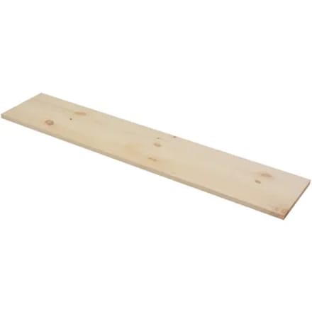 Duraline Wandplank Xl4 Beuken Papier 38mm 118x23,5cm