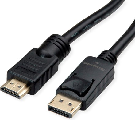 ROLINE DisplayPort Kabel DP - UHDTV, M/M, zwart, 7,5 m