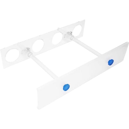 Plexiglas Trechtersteun 4 Gaten Laboratoriumaccessoire Verstelbare Hoogte Trechterhouder white