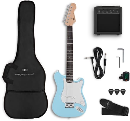 VISIONSTRING 3/4 Elektrische Gitaar, Blauw
