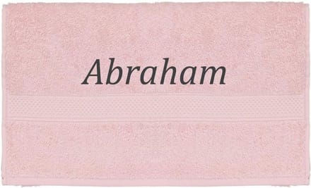 Handdoek - Abraham - 100x50cm - Roze