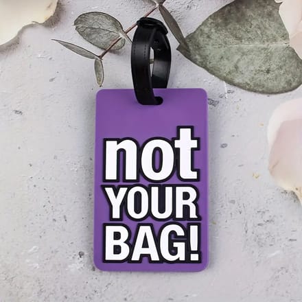 DW4Trading Kofferlabel Reislabel Bagage label Not Your Bag!