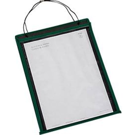 EICHNER "Robuuste" besteltas, geschikt voor DIN A4, verstevigde naden, kartonnen rug, groen, 10 stuks
