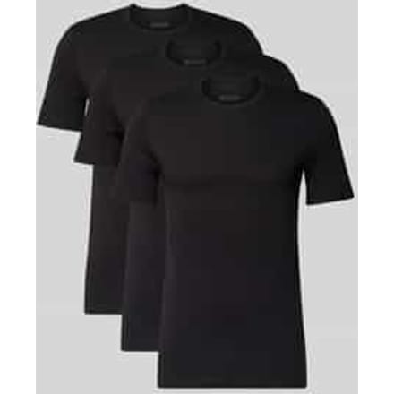 Hugo Boss - T-shirt Modern 3-Pack Zwart - Heren - Maat M - Slim-fit
