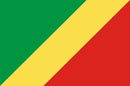 Vlag Congo-Brazzaville 50x75cm