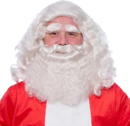 Baardstel kanekalon Kerstman deluxe