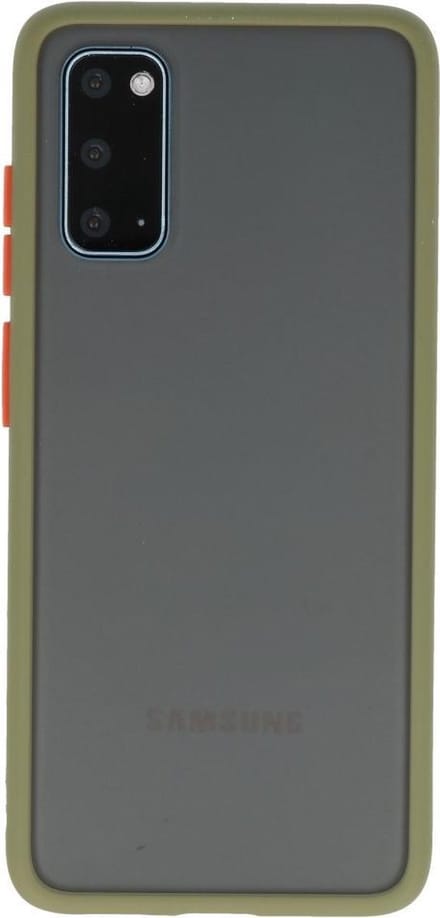 Hardcase Backcover Geschikt voor Samsung Galaxy S20 Groen