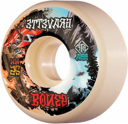 Bones STF Gravette Heaven & Hell Skateboard Wielen 99A V2 Wit 52mm