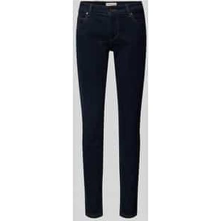 Skinny fit jeans met labeldetails