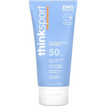 Thinksport, Crème solaire, FPS 50, 6 fl oz (177 ml)