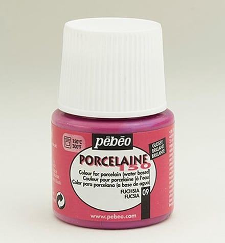 Porseleinverf - 09 Fuchsia - Pebeo - 45ml