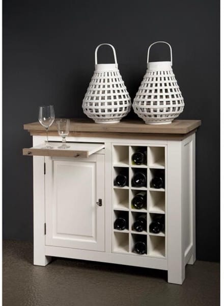 Tower Living - Parma wijnkast - 104 cm - wit