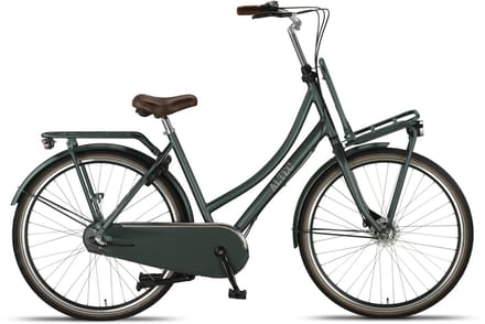 Altec Transportfiets dames Retro 28 Inch 53 cm Dames 3V Rollerbrake Bosgroen
