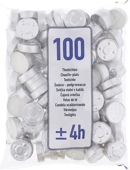 Theelichtjes maxi / Waxinelichtjes 100 stuks