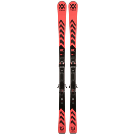 Völkl Racetiger RC Vmotion3 + Vmotion 12 (Maat - 165, Kleur - Red/Black)