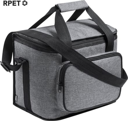 Duurzame koeltas RPET gerecycled plastic grijs