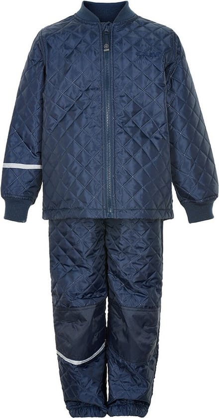 Celavi - Basic thermoset voor kinderen - Solid - Donkerblauw - maat 92cm