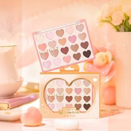 UNICAT - Lovely Heart Eye Shadow Palette Tea Mood 1 pc