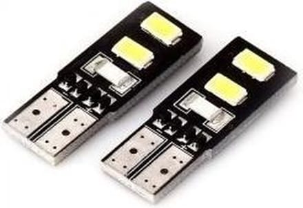 T10 - 4 LED - 5630 - canbus - 12 volt - 2 stuks