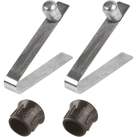 Set van 2 veren en eindkappen 111 en 112 Kerbl (x2)