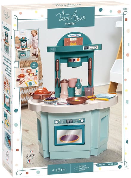 Ecoiffier Vert Azur Mijn Eerste Keuken - 18dlg.
