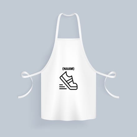 Akyol - hardloop met eigen naam Keukenschort - Hardlopen - hardloper - sport - 82 bij 71 cm