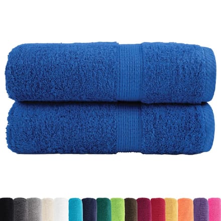 vidaXL - Gastendoekjes - SOLUND - 2 - st - 600 - g/m² - 30x50 - cm - blauw