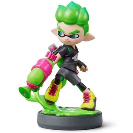 Beeldje Nintendo Amiibo Splatoon Garcon Inkling Vert Neon /4