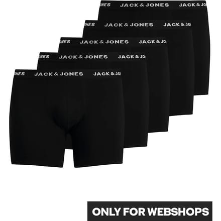 Jack & Jones Plus Boxershorts Plus Size 5-pack Boxershorts