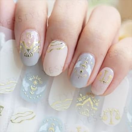 Lunacaca - Libra Constellation Nail Art Stickers 24 pcs