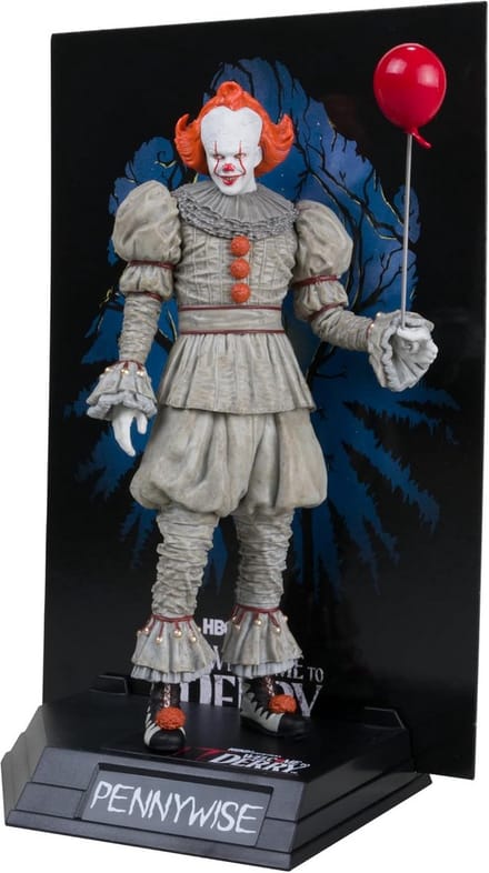 Griezelige Pennywise Actiefiguur 6 inch - Gebaseerd op IT: Welcome to Derry
