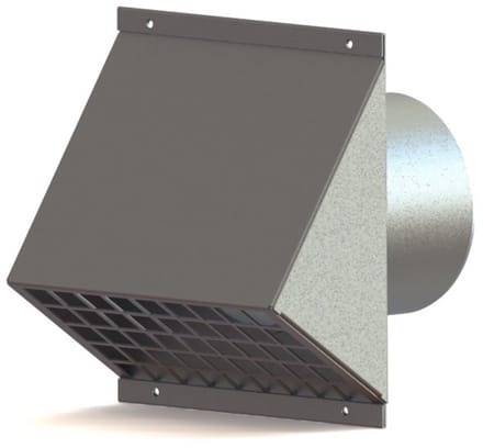 Burgerhout WTW geveldoorvoer 150 mm blank 400452726