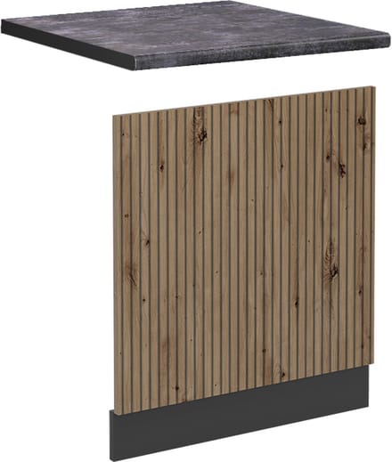 Vicco R-Line Voorpaneel – 60 cm, WB Antraciet Artisanaal eiken