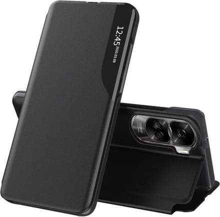 Hoesje geschikt voor HONOR 90 Lite - Techsuit eFold Book Case - Zwart