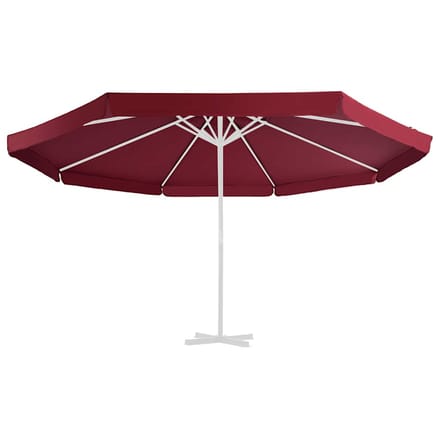 vidaXL - Vervangingsdoek - voor - parasol - 515 - cm - bordeauxrood