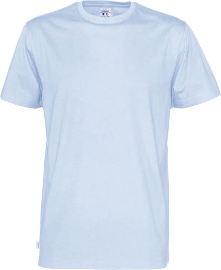 Cottover T-SHIRT MAN - GOTS GECERTIFICEERD 141008 - Lichtblauw - M