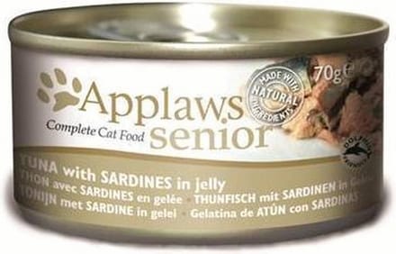 Applaws Cat Blik Senior Tuna & Sardine - Kattenvoer - 70 g