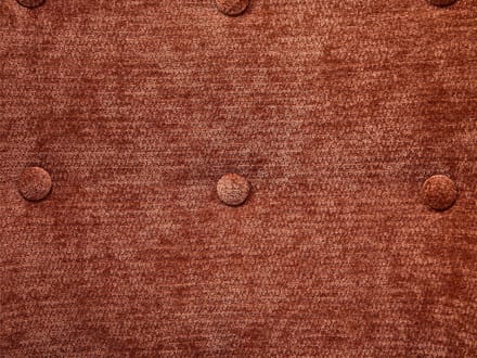 Vente-unique Schommelstoel in terracotta getextureerde stof ELMINA