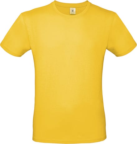 Classic E150 T-shirt B&C Collectie Goud Maat M