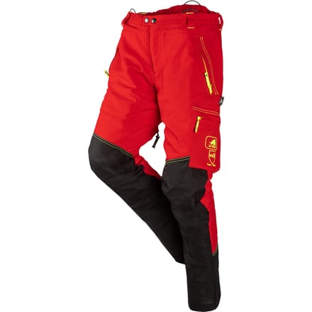 SIP Protection ReFlex Kettingzaagbroek, klasse 1 type A - Rood/Fluo Geel - M