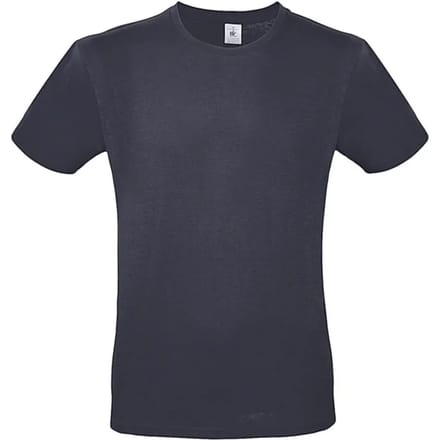 Classic E150 T-shirt B&C Collectie Light Navy Maat S