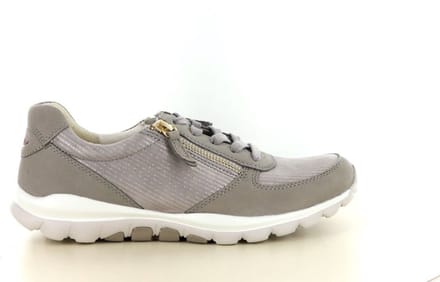 Gabor Rollingsoft Sneaker 66.968.62 Muschel/Leinen Taupe