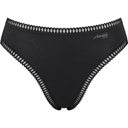 Sloggi Women GO Crush High leg (3-pack) - dames slip - zwart