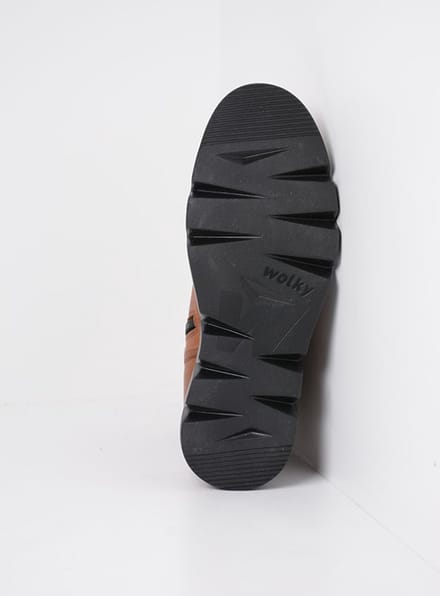 Wolky Dames Hoge veterschoenen 06325 Hope XW Bruin